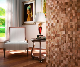 Painel de madeira